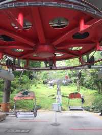 Jingshan Park in Zhuhai taking a cable car haa