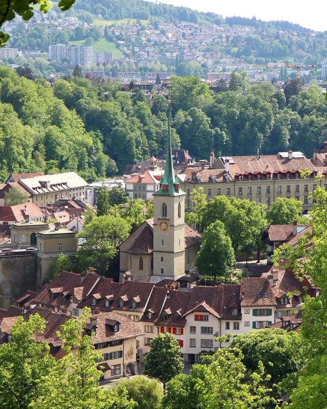 "The Clock Tower" Bern is the fifth largest city in Switzerland.