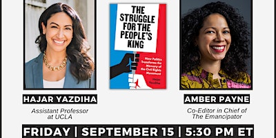 The Struggle for the People's King by Hajar Yazdiha - Book Signing (Roxbury) | Frugal Bookstore