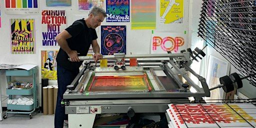 Magda Archer X The Private Press: Live Screenprinting Workshop | Helm Gallery
