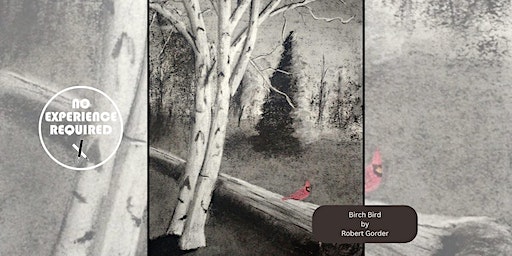 Charcoal Drawing Event "Birch Bird" in Bancroft | Wagon Wheel Bar & Grill