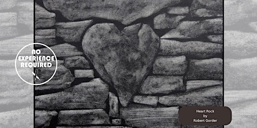 Charcoal Drawing Event "Heart Rock" in Baraboo | Balanced Rock Winery