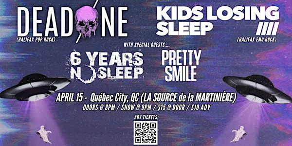 DEADØNE, Kids Losing Sleep, 6 Years No Sleep & Pretty Smile | La Source de la Martinière