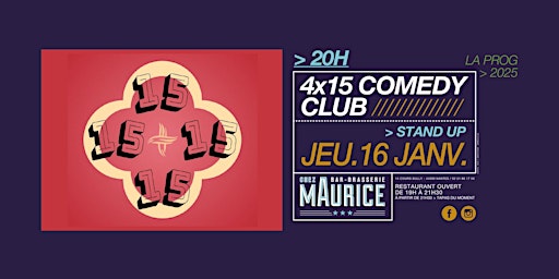 Soirée stand-up chez Maurice #10 | Chez Maurice