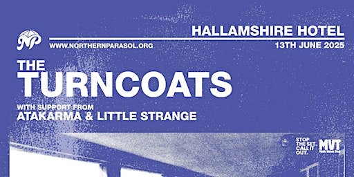 Northern Parasol Presents | The Turncoats @ Hallamshire Hotel | Hallamshire Hotel