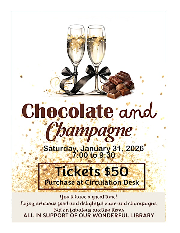 Chocolate and Champagne | Fairhope Public Library