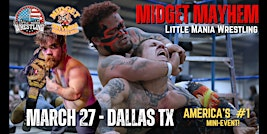 "Midget Mayhem / Little Mania" Mini Wrestling LIVE! Dallas TX (16+) | Strokers Ice House