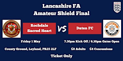 Lancashire FA Amateur Shield Final 2026 | County Ground (Leyland)