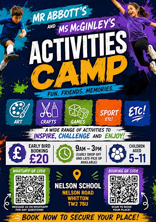 Mr Abbott’s  & Ms McGinley's Activities Camp | Nelson school