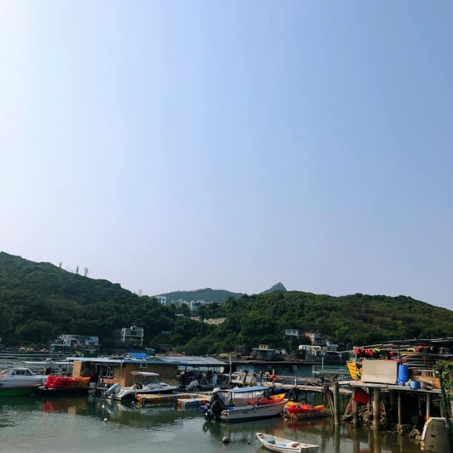 好像一個布袋的海灣