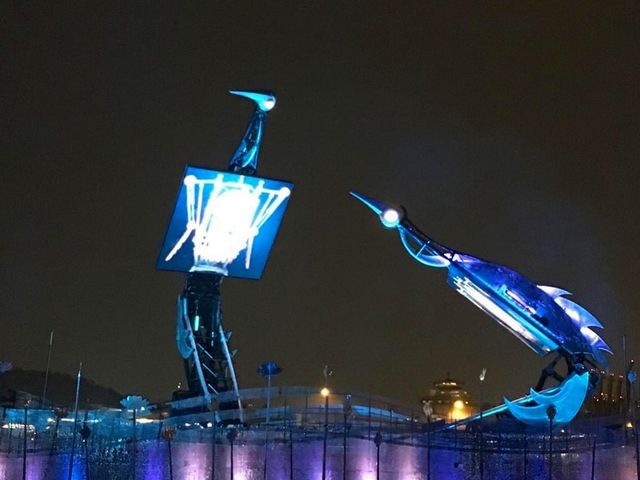 聖淘沙夜間燈光秀
