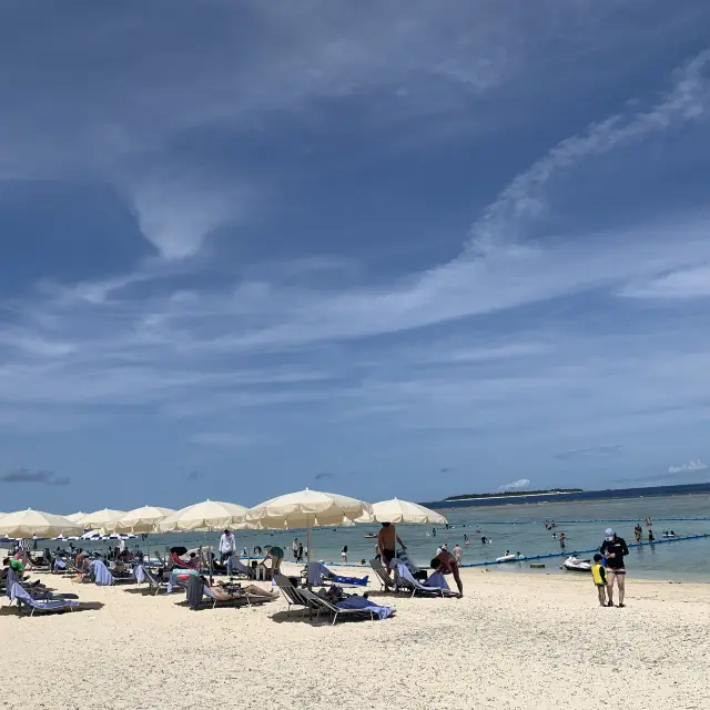 本島屈指の透明度　瀬底ビーチ🏖