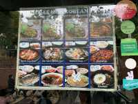 Korean food in orchard  🍜