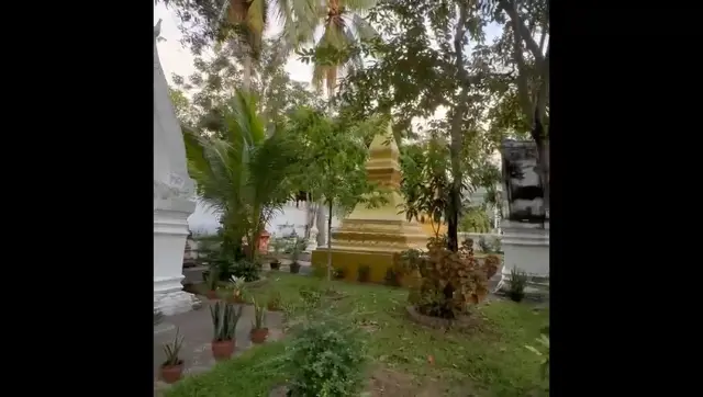 A historical Stupas in Wat Xieng Mouane