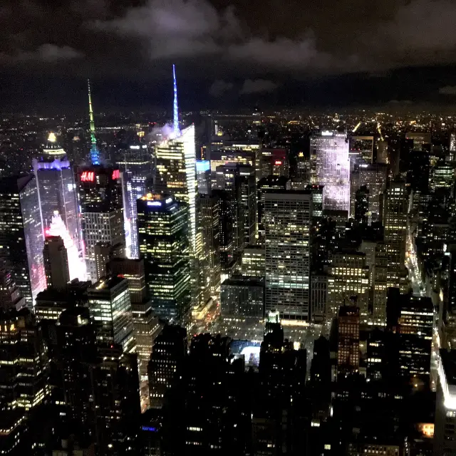 【ニューヨーク】ニューヨークの摩天楼を360度体験！一度は夜景を絶対見てほしい🫶