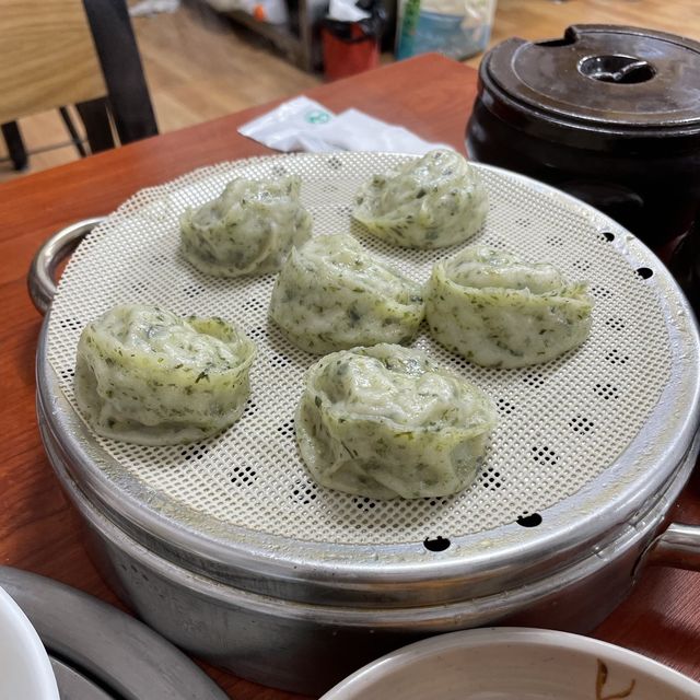 제주 시청맛집’명가손만두와 보말칼국수’