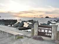 【新潟/佐渡島】七浦海岸からのサンセット🌄