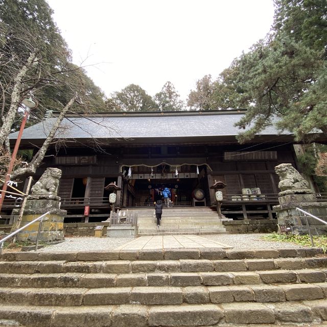 河口浅間神社の拝殿