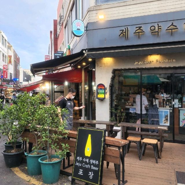 올레시장 수제맥주집 "제주약수터"