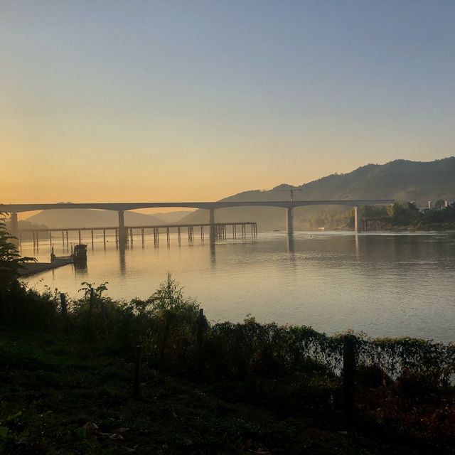 A boat trip on the Mekong River#luangprabang 