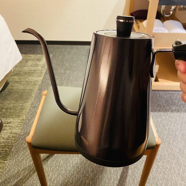 コーヒーもデドックスドリンクを楽しめるホテル
