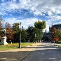 Autumn park walks