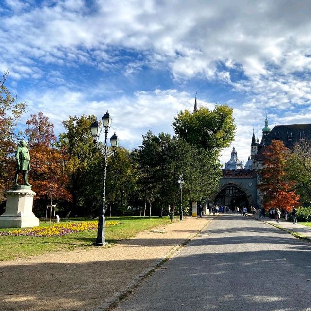 Autumn park walks