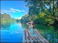 Bamboo raft ride on the Li river