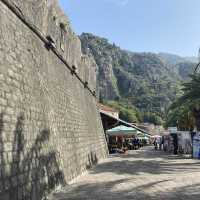 amazing city wall Kotor 