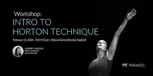 Workshop : Introduction to Horton Technique | Ottawa Dance Directive