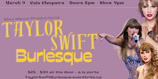 Taylor Swift Burlesque | Cafe Cleopatra