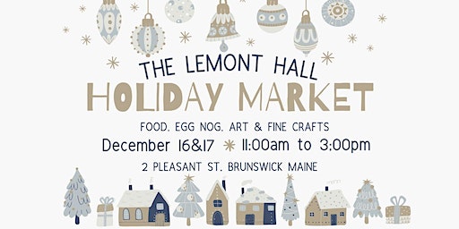 LEMONT HALL HOLIDAY MARKET! Music, Art, Fine Craft and Food! | The Lemont Block + Lemont Hall