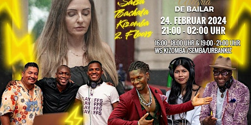 ALEGRIA DE BAILAR - Birthday edition mit Mady Keita | Spiegelsaal im Alten Kurhaus