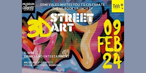 Erni Vales Book Launch at Museum of Graffiti | Museum of Graffiti