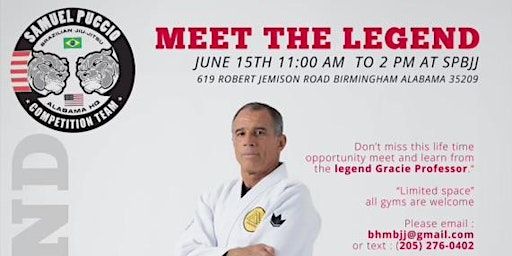Royler Gracie BJJ GI Seminar | 619 Robert Jemison Road, Birmingham, AL, USA