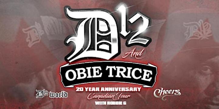 D12 & Obie Trice Live in Medicine Hat April 27 at LIQUID w Robbie G | LIQUID