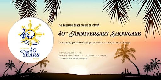 PDTO 40th Anniversary Showcase | Kailash Mital Theatre, Colonel By Drive, Ottawa, ON, Canada