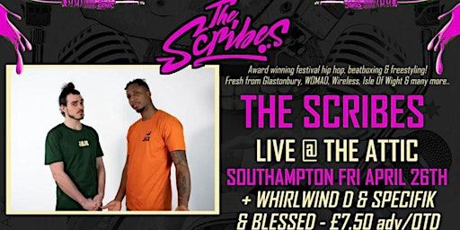The Scribes Live in Southampton | The Attic Southampton