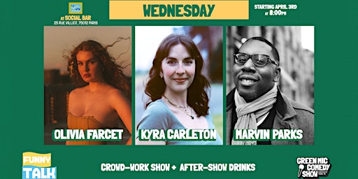 Soirée Standup in English at Le Social Bar + After show Drinks | Social Bar
