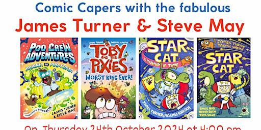 Meet Children’s comic book James Turner & Steve May - Poo Crew Adventure | Niche Comics and Bookshop