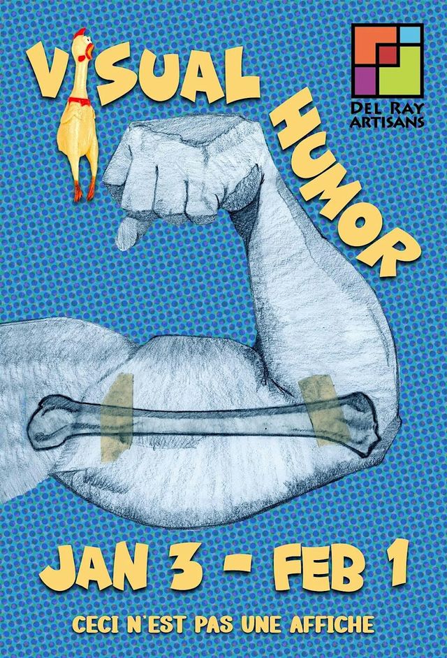 Visual Humor art exhibit opening reception | Del Ray Artisans