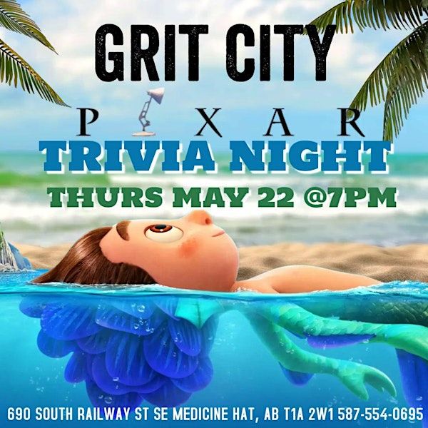 Pixar Trivia Night | Grit City Distillery & Tasting Room