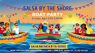 Salsa By The Shore! Latin Sunset Cruise. Sun 04/27 | Houston Party Boats