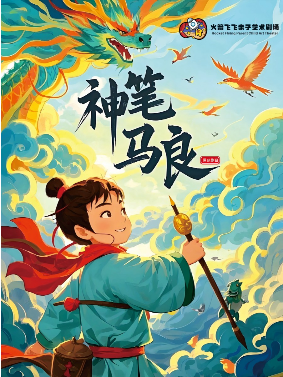 （龍城店）【交互式兒童劇】《神筆馬良》四季有戲親子藝術劇場｜兒童親子 | 四季有戲(中街·盛京龍城店)