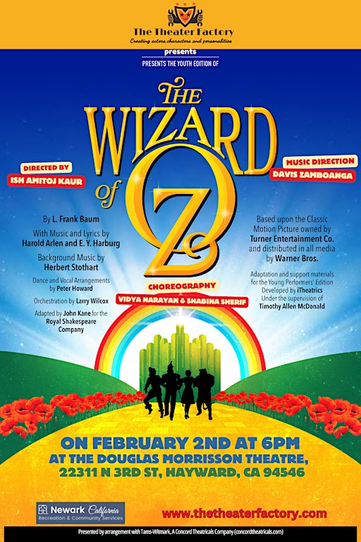 Field Trip special : Wizard of Oz only for Matilda cast and families | The Douglas Morrisson Theatre