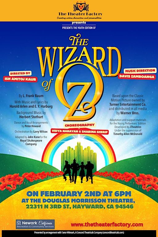 Field Trip special : Wizard of Oz only for Matilda cast and families | The Douglas Morrisson Theatre