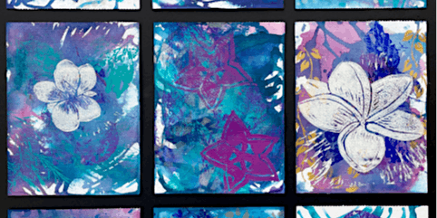 Adult workshop: Botanical stamps on mixed media with artist Andrea Carroll | Logan Art Gallery