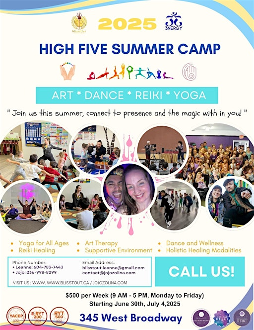High Five Summer Camp | 345 W Broadway