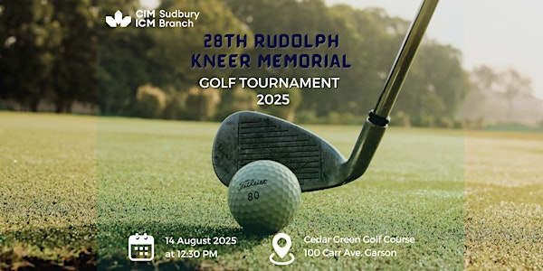 CIM Sudbury Branch - Golf Tournament 2025 | Cedar Green Golf Club