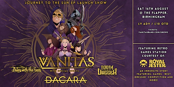 Vanitas Journey to the Sun EP Launch Show @ The Flapper, Birmingham | The Flapper
